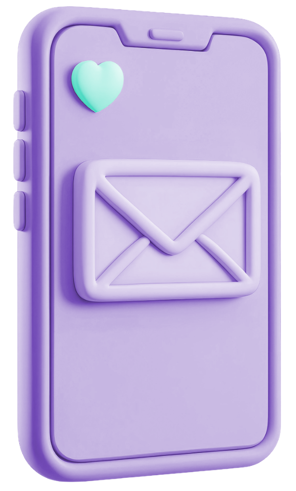 Smartphone mit Briefumschlag